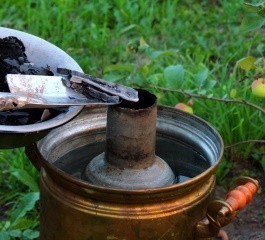 Розжиг углем